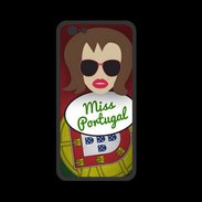Coque  Iphone 8 PREMIUM Miss Portugal Chatain