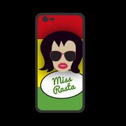 Coque  Iphone 8 PREMIUM Miss Rasta Brune
