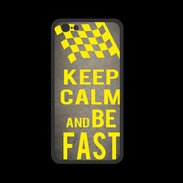 Coque  Iphone 8 PREMIUM Keep Calm and Be Fast Gris