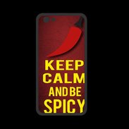 Coque  Iphone 8 PREMIUM Keep Calm and Be Spicy Rouge