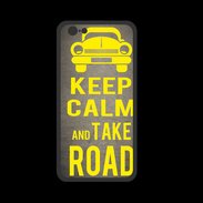 Coque  Iphone 8 PREMIUM Keep Calm and Take o road 2 Gris