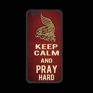Coque  Iphone 8 PREMIUM Keep Calm and Pray Muslim Rouge