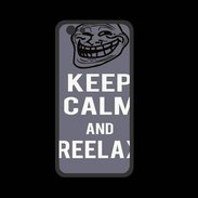 Coque  Iphone 8 PREMIUM Keep Calm and Reelax Gris