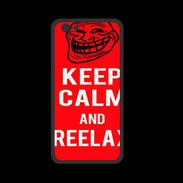 Coque  Iphone 8 PREMIUM Keep Calm and Reelax Rouge