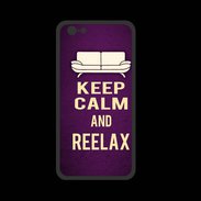 Coque  Iphone 8 PREMIUM Keep Calm and Reelax Violet