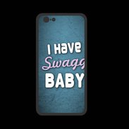 Coque  Iphone 8 PREMIUM I have Swag bleu ZG