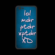 Coque  Iphone 8 PREMIUM LOL MDR bleu ZG