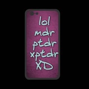 Coque  Iphone 8 PREMIUM LOL MDR Rose ZG