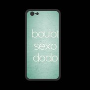 Coque  Iphone 8 PREMIUM Boulot Sexo Dodo Vert ZG