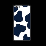 Coque  Iphone 8 PREMIUM vache bleue 