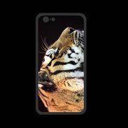 Coque  Iphone 8 PREMIUM Portrait de tigre PB 1