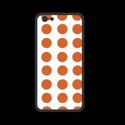 Coque  Iphone 8 PREMIUM pois orange