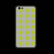 Coque  Iphone 8 PREMIUM pois gris & vert