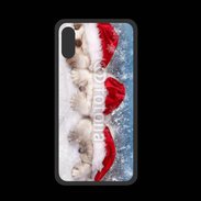 Coque   Iphone X PREMIUM 3 chatons Noël