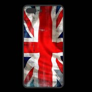 Coque  Iphone 8 Plus PREMIUM Drapeau anglais grunge