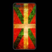 Coque  Iphone 8 Plus PREMIUM Drapeau Basque Vintage