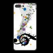 Coque  Iphone 8 Plus PREMIUM Farandole de notes de musique 1