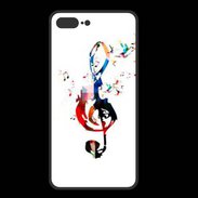 Coque  Iphone 8 Plus PREMIUM Clé de sol en dessin 25