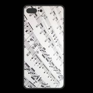 Coque  Iphone 8 Plus PREMIUM Page de notes musicales