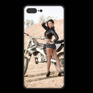 Coque  Iphone 8 Plus PREMIUM Moto cross sexy 