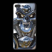 Coque  Iphone 8 Plus PREMIUM Moto tête de mort