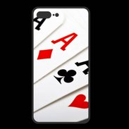 Coque  Iphone 8 Plus PREMIUM Poker 4 as