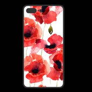 Coque  Iphone 8 Plus PREMIUM Illustration de coquelicots
