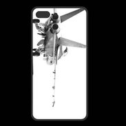 Coque  Iphone 8 Plus PREMIUM Avion de chasse F18 en noir et blanc