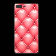 Coque  Iphone 8 Plus PREMIUM Capitonnage Rose