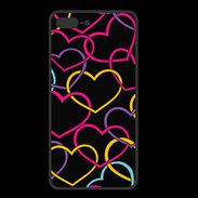 Coque  Iphone 8 Plus PREMIUM Amour de cœur coloré