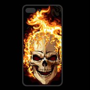 Coque  Iphone 8 Plus PREMIUM Tête de mort en flamme 5