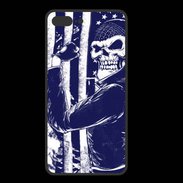 Coque  Iphone 8 Plus PREMIUM Tête de mort Biker USA