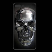Coque  Iphone 8 Plus PREMIUM Tête de mort en métal