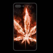 Coque  Iphone 8 Plus PREMIUM Cannabis en feu