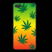 Coque  Iphone 8 Plus PREMIUM Fond Rasta Cannabis