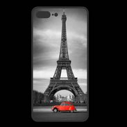 Coque  Iphone 8 Plus PREMIUM Vintage Tour Eiffel et 2 cv