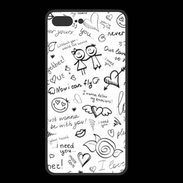 Coque  Iphone 8 Plus PREMIUM Mélange de mots