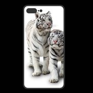 Coque  Iphone 8 Plus PREMIUM Tigre blanc