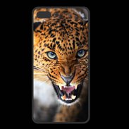 Coque  Iphone 8 Plus PREMIUM Portrait d'un léopard