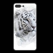 Coque  Iphone 8 Plus PREMIUM Tigre blanc 100