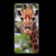 Coque  Iphone 8 Plus PREMIUM Portrait d'une Giraffe