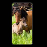 Coque  Iphone 8 Plus PREMIUM Cheval et poulain