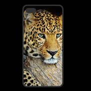 Coque  Iphone 8 Plus PREMIUM portrait d'un léopard 50