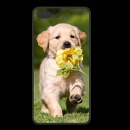 Coque  Iphone 8 Plus PREMIUM Chiot Golden red river
