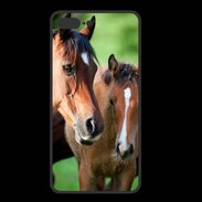 Coque  Iphone 8 Plus PREMIUM Jument et son poulain