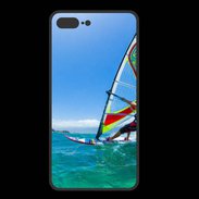 Coque  Iphone 8 Plus PREMIUM Planche à voile au soleil