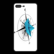 Coque  Iphone 8 Plus PREMIUM Bateau rose des vents