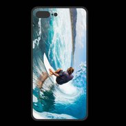 Coque  Iphone 8 Plus PREMIUM Surfer dans un rouleau