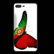 Coque  Iphone 8 Plus PREMIUM Papillon Portugal