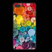 Coque  Iphone 8 Plus PREMIUM Arc en ciel de boutons de couture